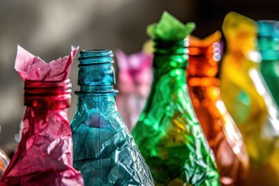 Reciclaje de botellas de plástico