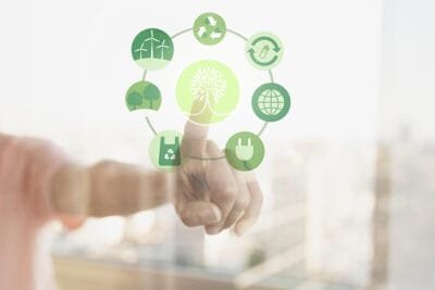 Representación de economía circular