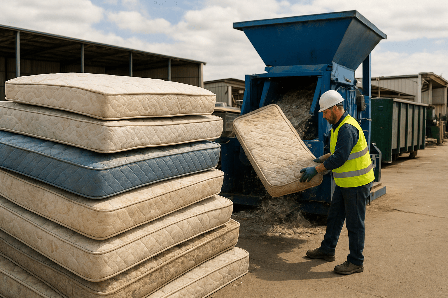 Reciclaje de colchones en España: Recypur lidera la transformación de residuos en recursos sostenibles Reciclaje de colchones